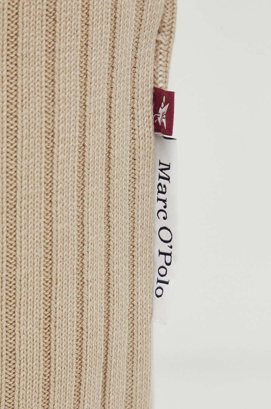 Βαμβακερό φόρεμα Marc O'Polo 308504567057 μπεζ