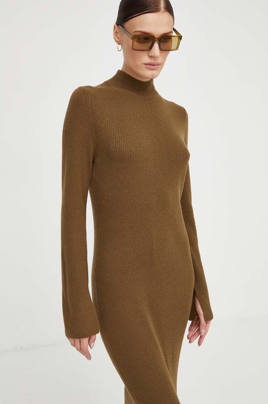 Marc O'Polo rochie din lana 309511867043 verde AW23