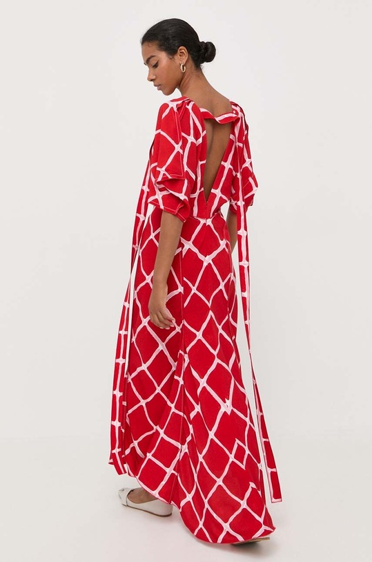 Odzież Victoria Beckham sukienka 1323WDR004740B czerwony