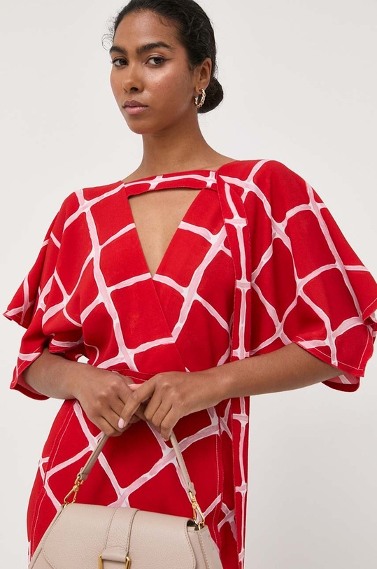 Victoria Beckham sukienka czerwony 1323WDR004740B