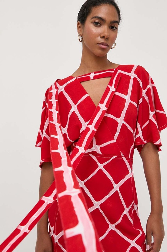 Victoria Beckham sukienka 1323WDR004740B czerwony