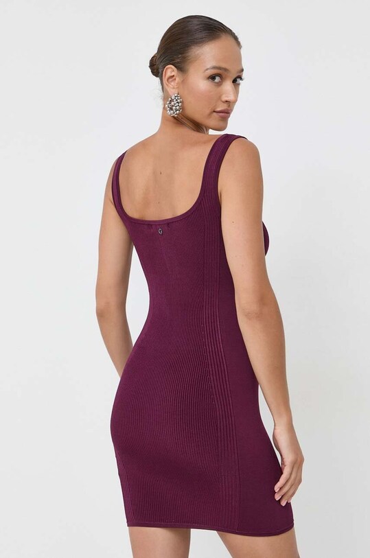 Guess sukienka z elastanem fioletowy W3BK03.Z2XY0
