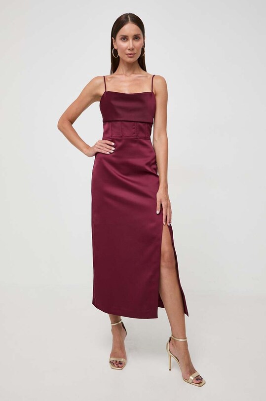 Φόρεμα Guess W3BK82.WDEE2 μπορντό AW23