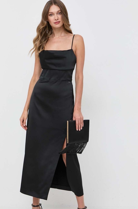 Guess sukienka z elastanem czarny W3BK82.WDEE2