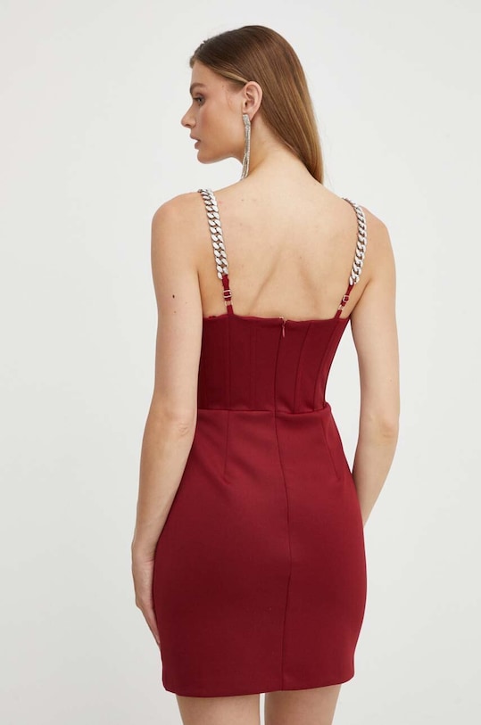 Odzież Guess sukienka W3BK38.K9UN2 bordowy