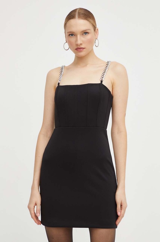 Guess sukienka z elastanem czarny W3BK38.K9UN2