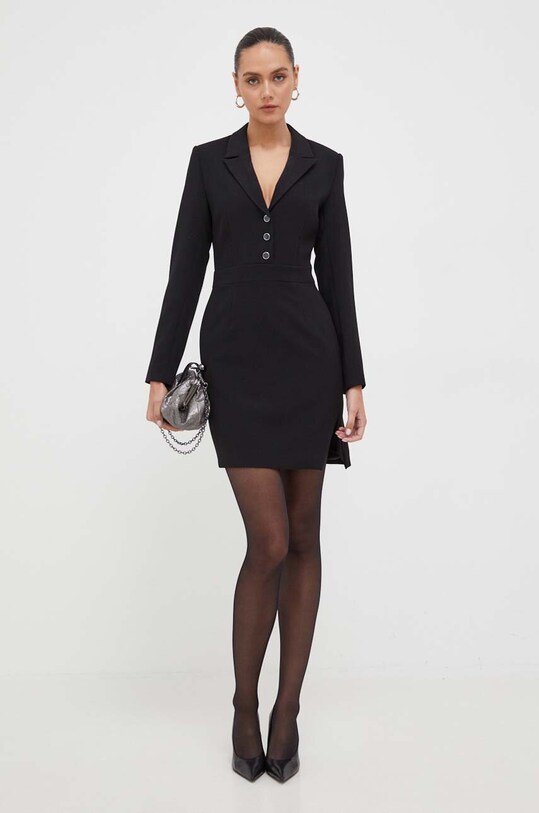 Φόρεμα Guess W3BK0K.WFQK2 μαύρο AW23
