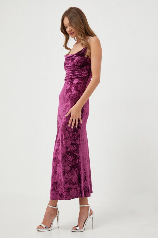 Guess sukienka W3BK44.KBXN0 fioletowy AW23