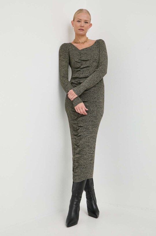 Notes du Nord rochie 13293 verde AW23