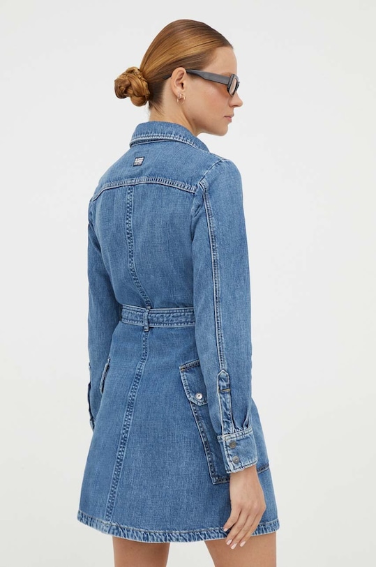 G-Star sukienka jeansowa D23649.D301 niebieski AW23