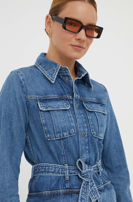 Odzież G-Star sukienka jeansowa D23649.D301 niebieski