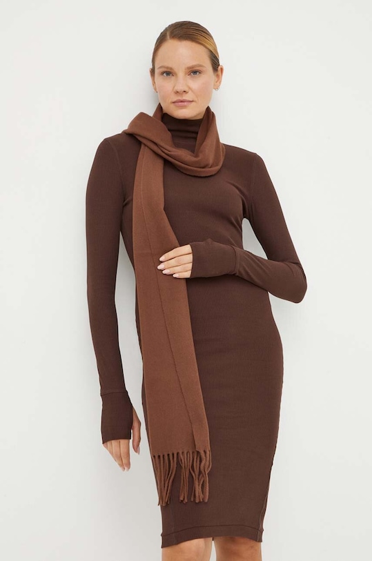 G-Star sukienka brązowy D23500.D493