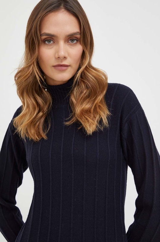 Max Mara Leisure sukienka wełniana granatowy 2333260136600