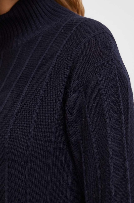 Max Mara Leisure sukienka wełniana 2333260136600 granatowy
