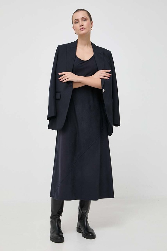 Max Mara Leisure sukienka 2336260236600 granatowy AW23