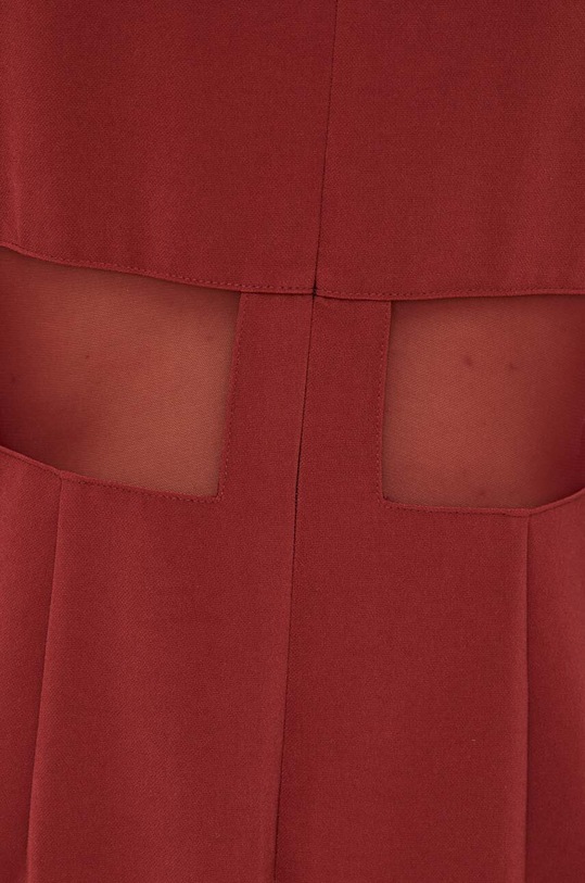 United Colors of Benetton sukienka 4LUVDV06T.1G2 bordowy