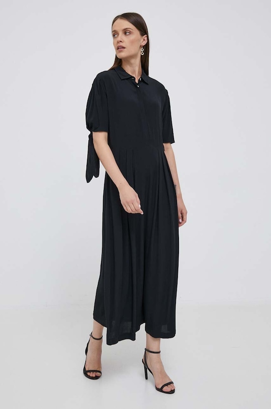 United Colors of Benetton sukienka casual czarny 43A0DV064.100