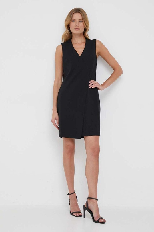 Φόρεμα United Colors of Benetton 4Z6SDV053.100 μαύρο AW23