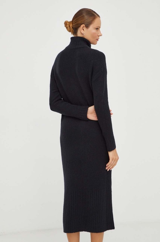 Îmbrăcăminte American Vintage rochie din amestec de lana DOMY14AH23 negru