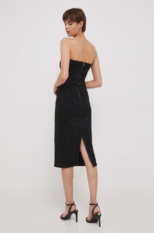 Одежда Джинсовое платье Sisley 4FRTLV05B.800 чёрный