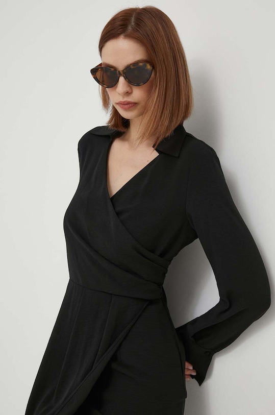 Φόρεμα Sisley μαύρο 4LTHLV049.100