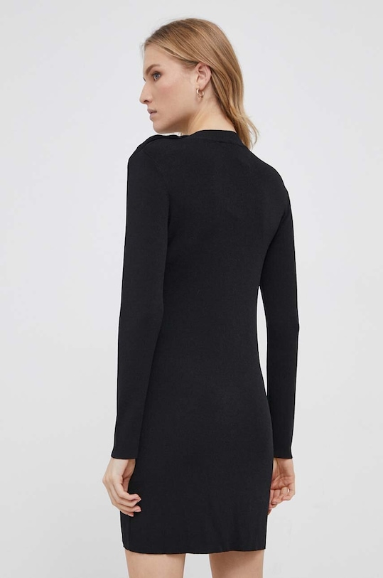 Odzież Sisley sukienka 11APMV00I.100 czarny