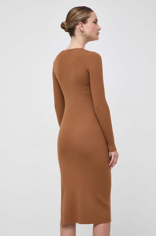 Ρούχα Μάλλινο φόρεμα Pinko 101845.A15S καφέ