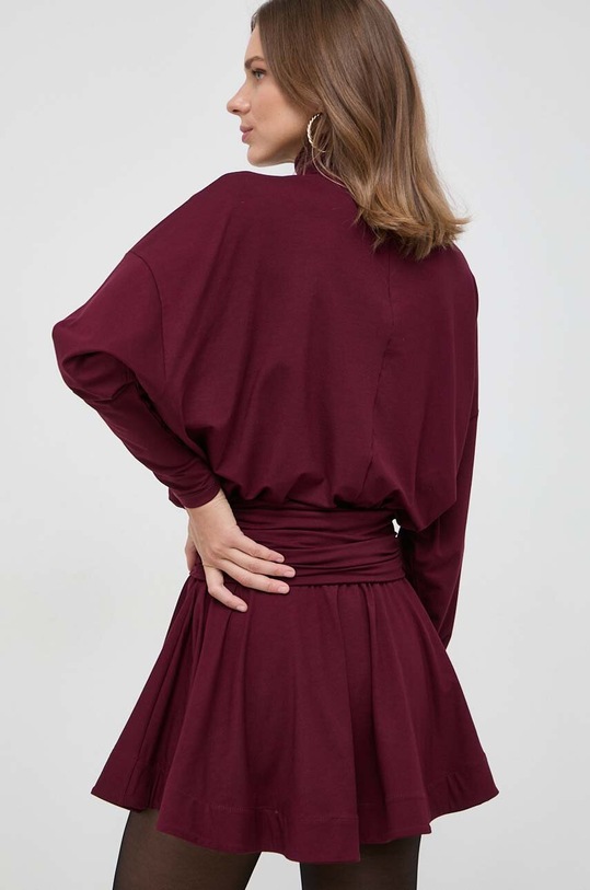 Odzież Pinko sukienka 102193.A1DE bordowy