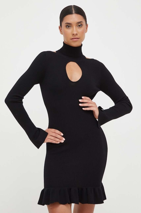 Pinko sukienka wełniana 102054.A19D czarny AW23