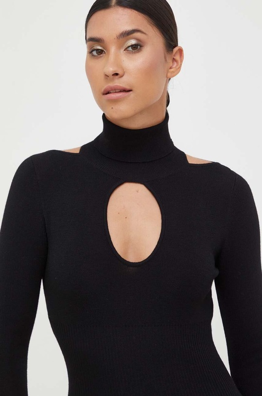 Pinko sukienka wełniana czarny 102054.A19D