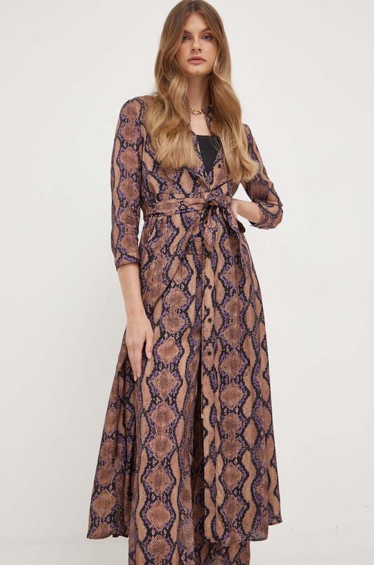 Pinko sukienka brązowy 102167.A19A