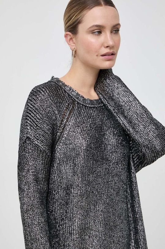 Šaty z vlněné směsi Pinko stříbrná 102128.A1A3