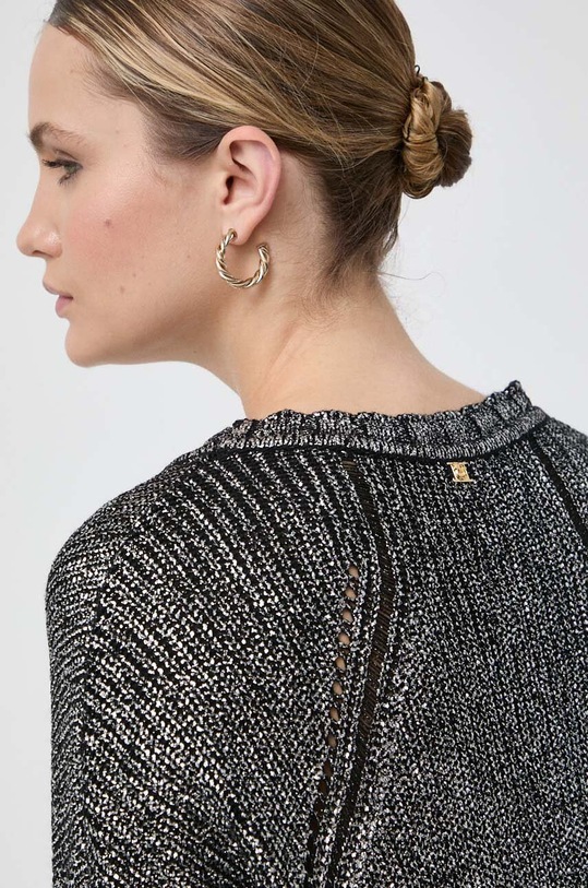 Šaty z vlněné směsi Pinko 102128.A1A3 stříbrná