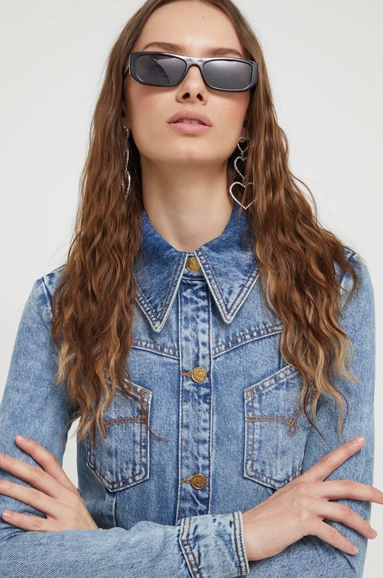 Φόρεμα τζιν Moschino Jeans μπλε 0437.8736