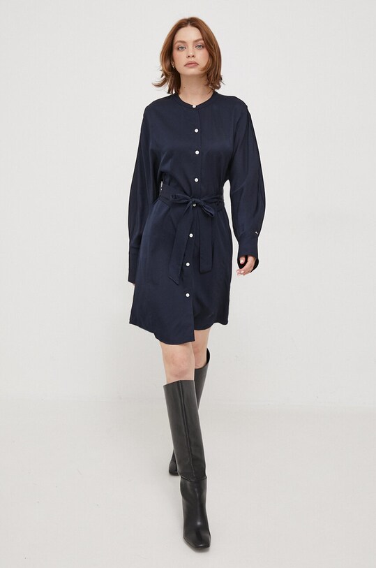 Платье Tommy Hilfiger casual тёмно-синий WW0WW40245