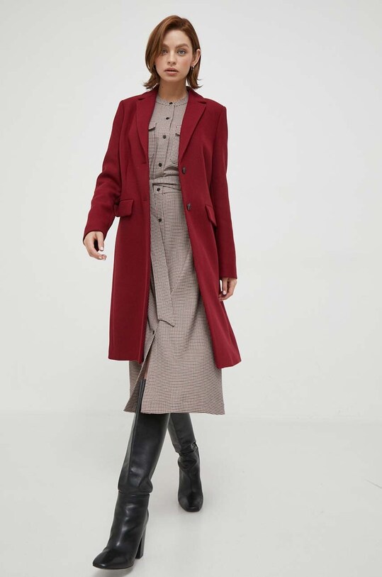 Φόρεμα Tommy Hilfiger WW0WW40848 μπεζ AW23