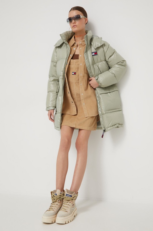 Φόρεμα Tommy Jeans DW0DW16928 μπεζ AW23