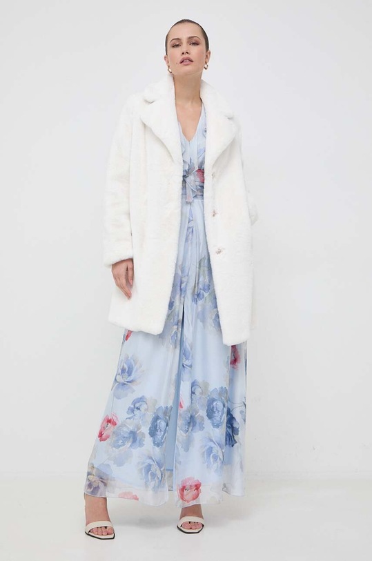 Blugirl Blumarine sukienka jedwabna RF3174.T3079 niebieski AW23