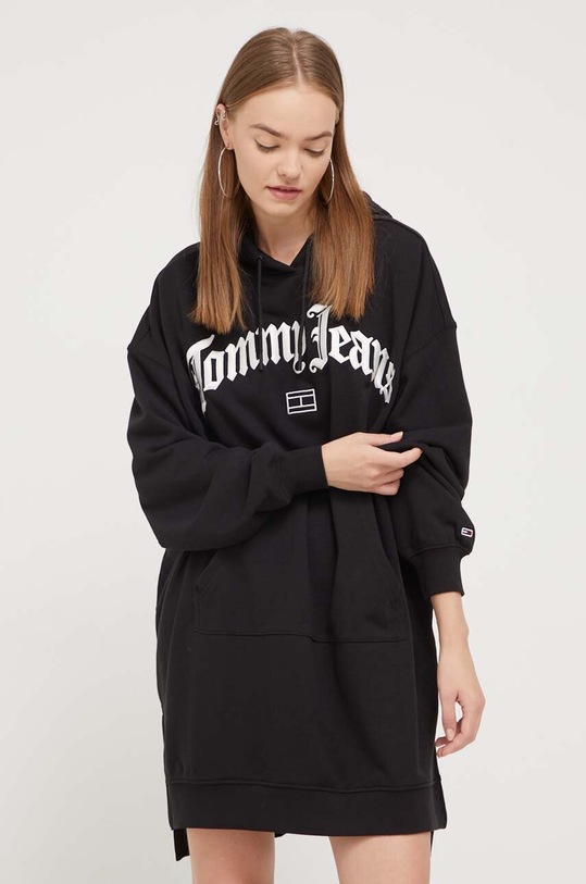 Φόρεμα Tommy Jeans casual μαύρο DW0DW16466
