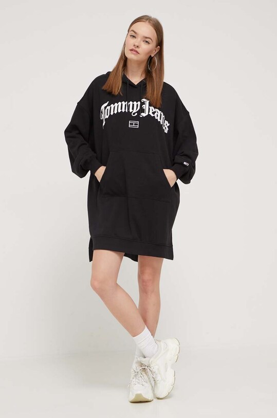 Tommy Jeans sukienka DW0DW16466 czarny AW23