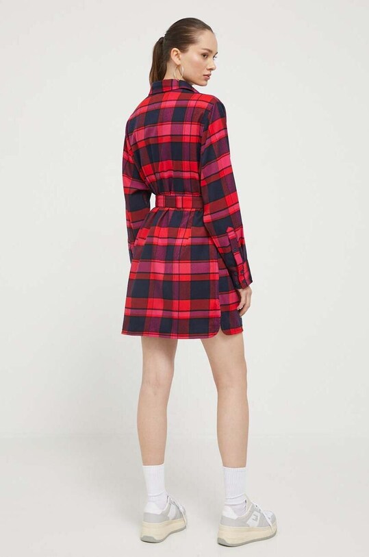 Ρούχα Φόρεμα Tommy Jeans DW0DW16471 κόκκινο