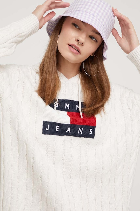 Φόρεμα Tommy Jeans μπεζ DW0DW16486