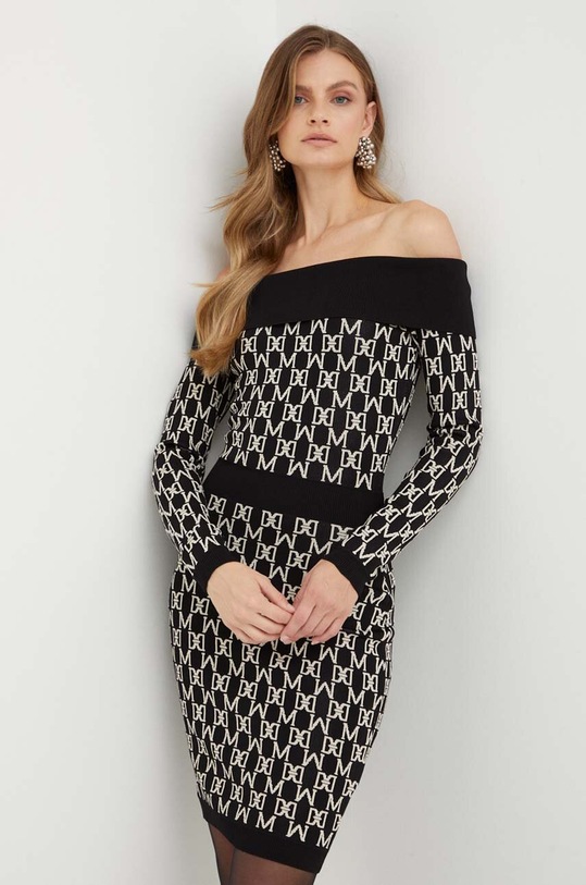 Φόρεμα Marciano Guess μακρύ μαύρο 3BGK0F.5751Z