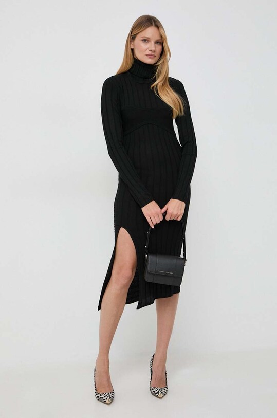 Вовняна сукня Patrizia Pepe 2A2622.K9O3A чорний AW23