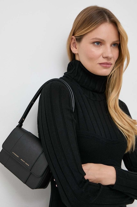 Patrizia Pepe sukienka wełniana czarny 2A2622.K9O3A