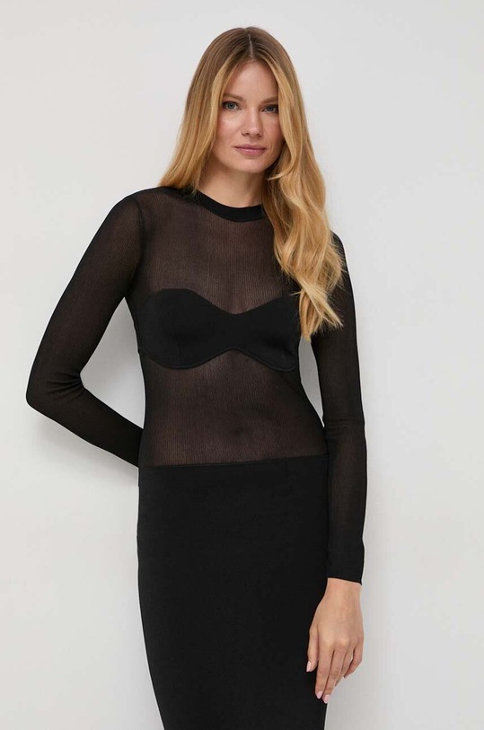 Haljina Patrizia Pepe 2A2663.K078 crna AW23