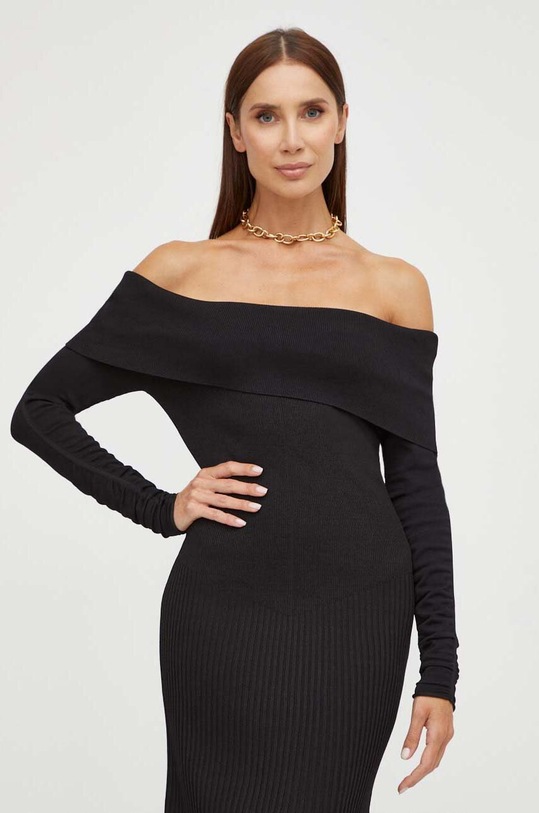 Odzież Bardot sukienka 58890DB.BLACK czarny