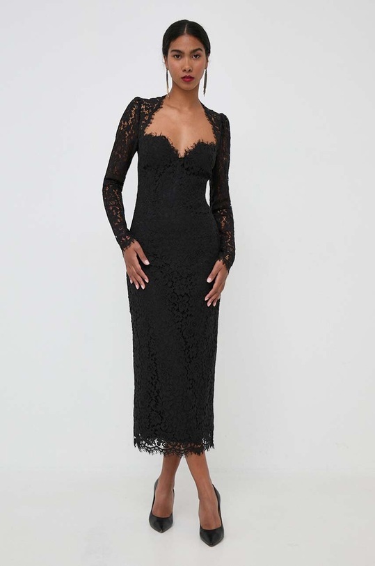 Bardot rochie maxi negru 57927DB1.BLACK