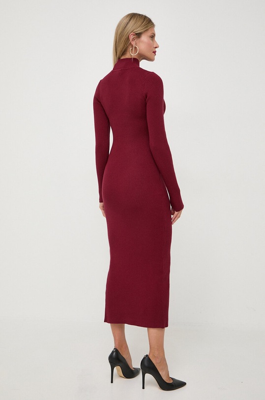 Odzież Bardot sukienka 58875DB.BURGUNDY bordowy