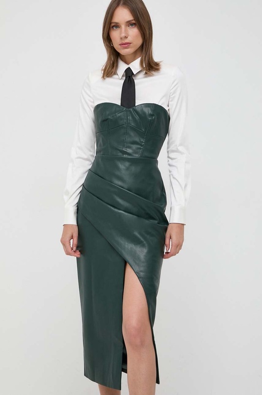 Bardot sukienka zielony 58940DB.EVERGREEN
